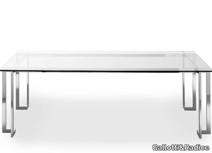 LORD XL - Rectangular crystal meeting table _ Gallotti&Radice