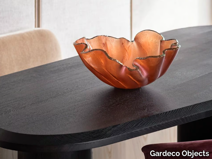 BOWL LIRIO R ROUGE - Glass centerpiece _ Gardeco Objects