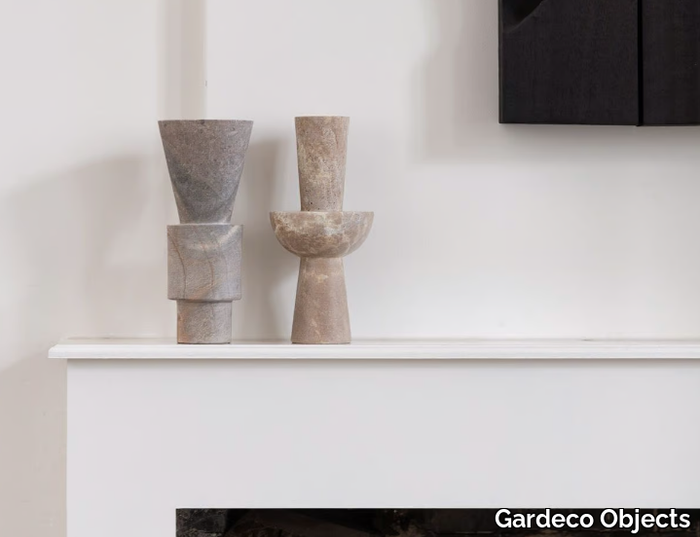 TOTEM VASE - Natural stone vase _ Gardeco Objects