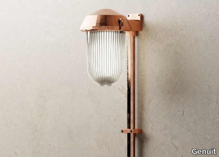 GLOBO COPPER - Coppered aluminium wall lamp _ Genuit