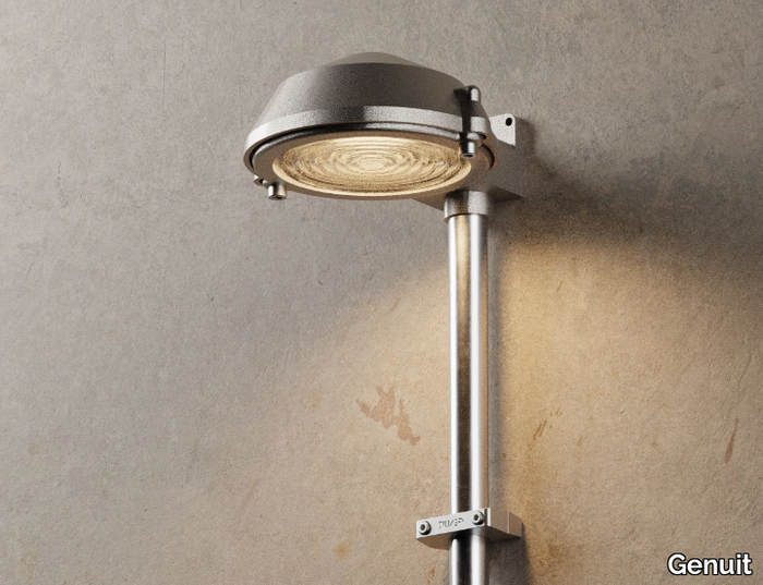 SPOT SILVER - Natural aluminium wall lamp _ Genuit