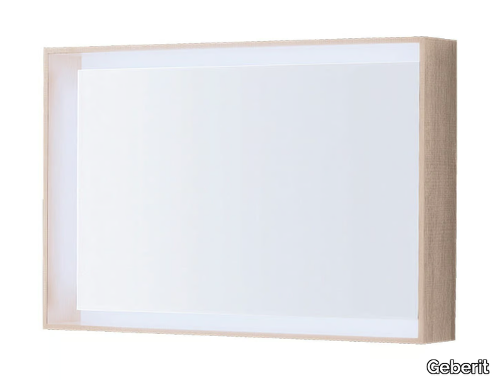 CITTERIO - Framed mirror with integrated lighting _ Geberit