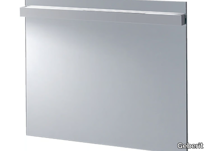 ICON - Wall-mounted bathroom mirror with integrated lighting _ Geberit