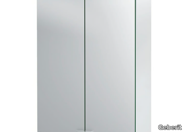 OPTION BASIC - Wall-mounted mirror with integrated lighting _ Geberit