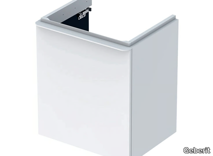 SMYLE SQUARE - Wall-mounted vanity unit with doors _ Geberit