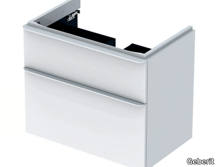 SMYLE SQUARE - Wall-mounted vanity unit with drawers _ Geberit