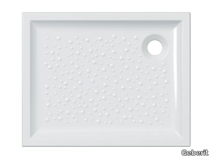 BASTIA - Anti-slip rectangular shower tray _ Geberit