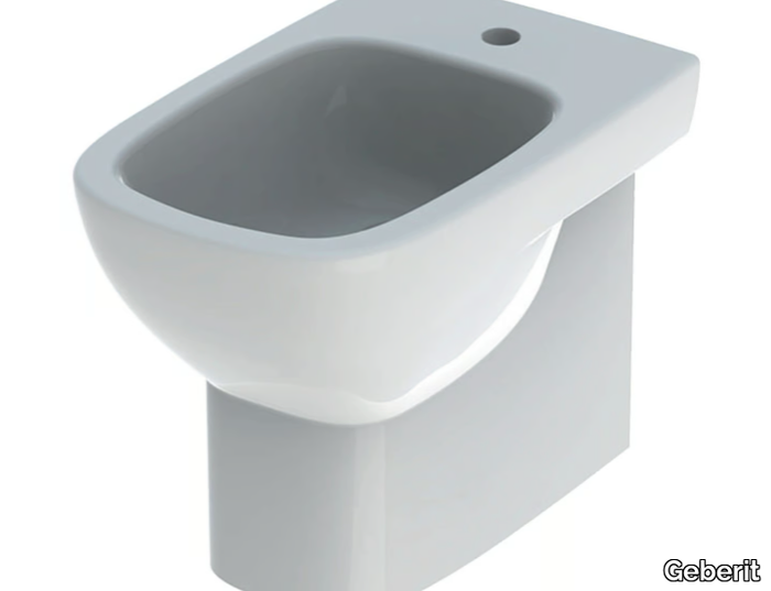 FANTASIA - Floor mounted back to wall Vitreous China bidet _ Geberit