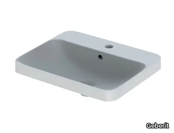 VARIFORM - Inset rectangular washbasin with overflow _ Geberit