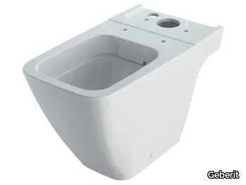 ICON SQUARE - Vitreous China toilet with external cistern _ Geberit