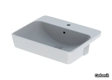 VARIFORM - Semi-inset Vitreous China washbasin _ Geberit