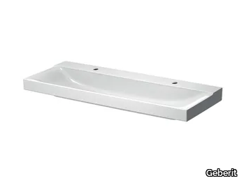 XENO² - Double rectangular washbasin _ Geberit