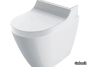 AQUACLEAN TUMA - Floor mounted toilet with bidet _ Geberit