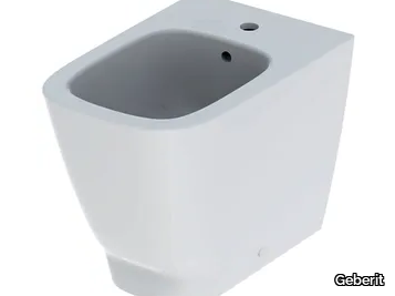 SMYLE SQUARE - Floor mounted Vitreous China bidet _ Geberit