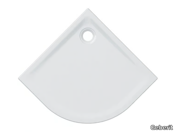 45 - Anti-slip corner shower tray _ Geberit