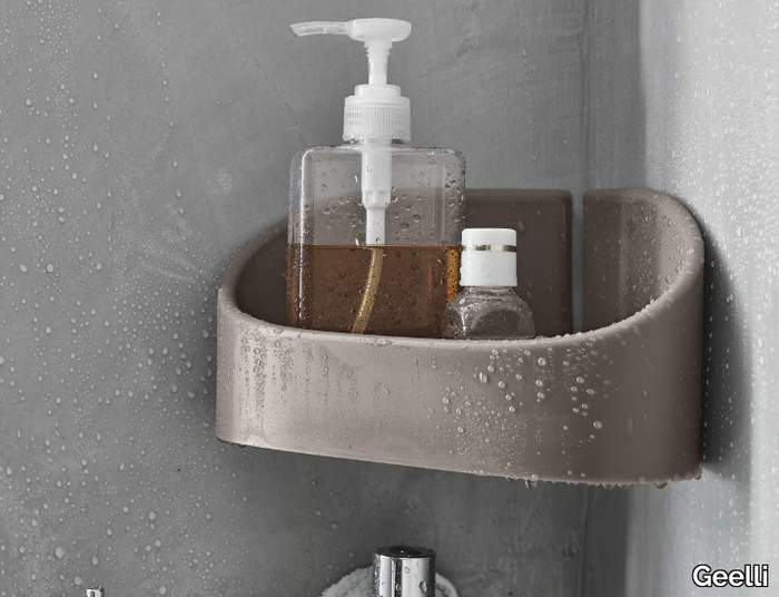 ALFA - Polyurethane gel bathroom wall shelf _ Geelli