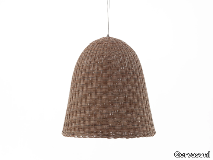 BELL 95 - Woven wicker pendant lamp _ Gervasoni