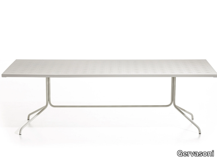 BRISE 33/34 - Rectangular garden table with perforated plate top _ Gervasoni