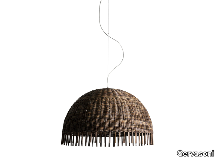 CROCO 95 - Rattan pendant lamp _ Gervasoni