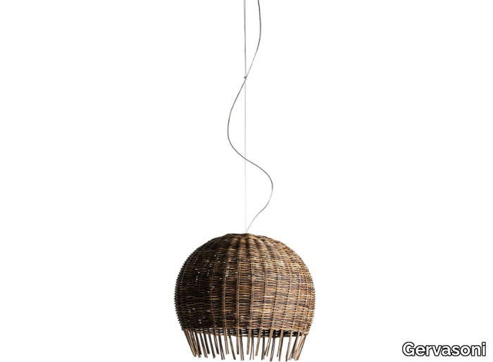 CROCO 96 - Rattan pendant lamp _ Gervasoni