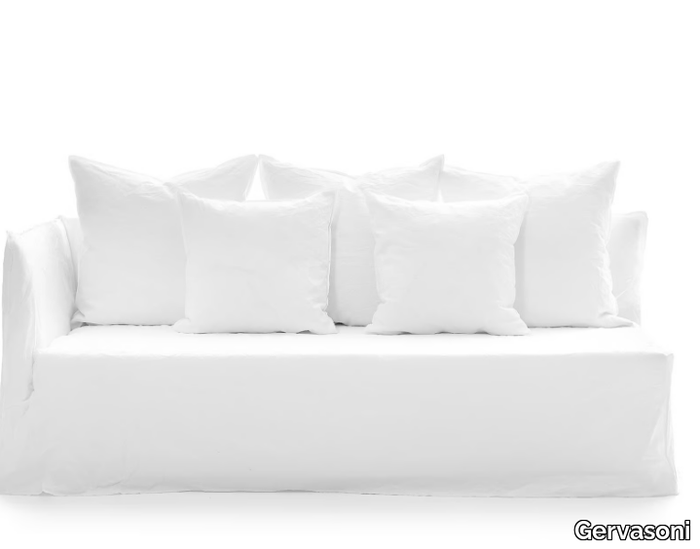 GHOST 31 L-R - 3 seater fabric sofa with removable cover _ Gervasoni