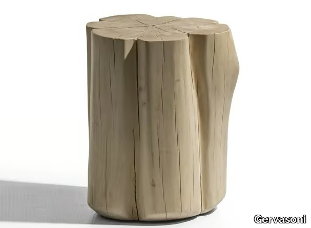 BRICK S - Wooden stool / coffee table _ Gervasoni