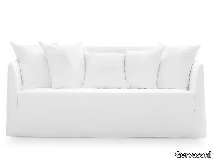 GHOST 10 - 3 seater fabric sofa with removable cover _ Gervasoni