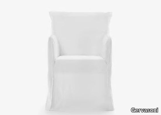 GHOST 25 - Fabric easy chair with removable cover _ Gervasoni