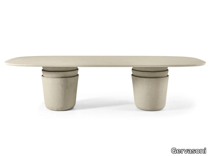 KASANE 31 - Clay garden table _ Gervasoni