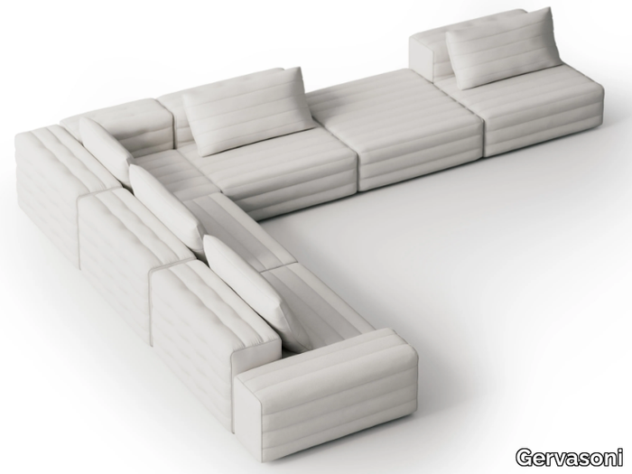 SAMET E - Corner modular fabric sofa _ Gervasoni