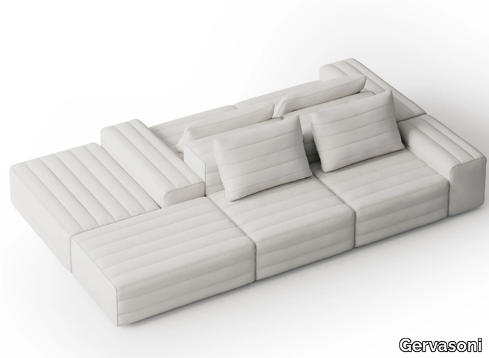 SAMET F - Double-sided modular fabric sofa _ Gervasoni