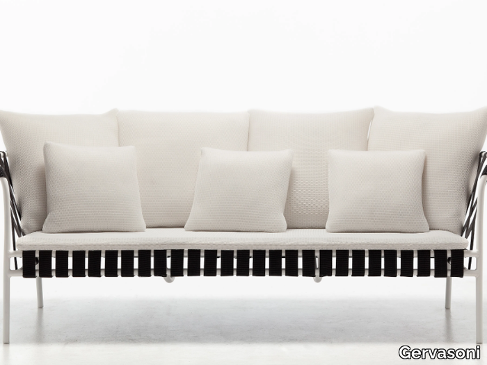 INOUT 853 - Powder coated aluminium garden sofa _ Gervasoni