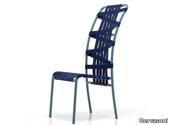 INOUT 855 - Powder coated aluminium chair high-back _ Gervasoni