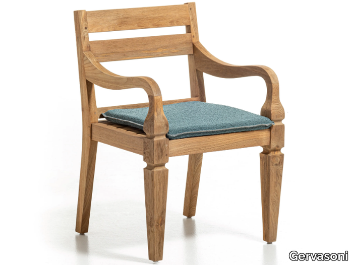 JEKO 24 - Teak garden chair with armrests _ Gervasoni