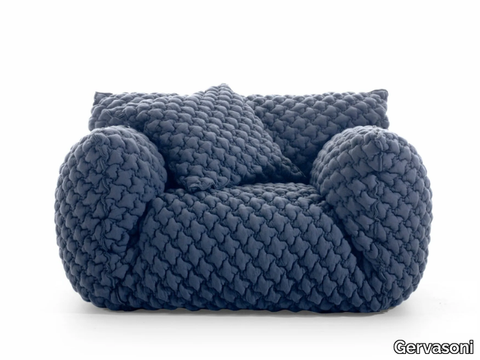 NUVOLA 09 - Armchair with removable cover with armrests _ Gervasoni