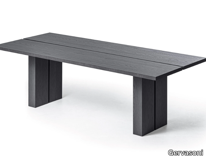 YAKU - Rectangular wooden table _ Gervasoni