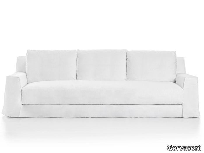 LOLL 14 - 4 seater fabric sofa with removable cover _ Gervasoni