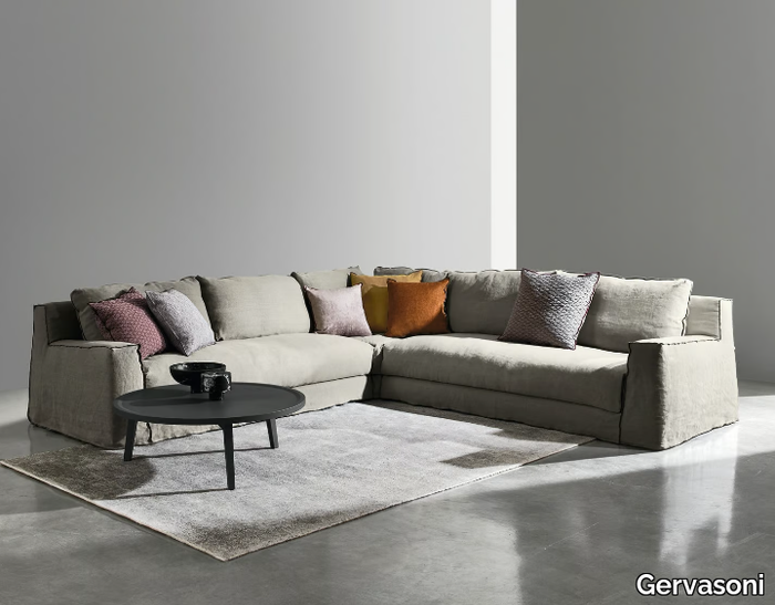 LOLL COMP. 08 - Corner sectional fabric sofa _ Gervasoni