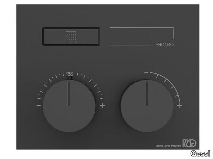 HI-FI COMPACT - Thermostatic metal shower mixer _ Gessi