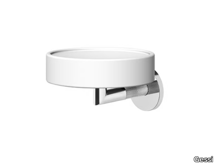 ANELLO - Wall-mounted ceramic soap dish _ Gessi