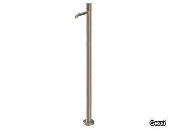 HABITO DIAMANTATO - Floor standing chromed brass washbasin mixer _ Gessi