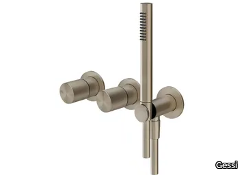 HABITO DIAMANTATO - 3 hole chromed brass shower mixer _ Gessi