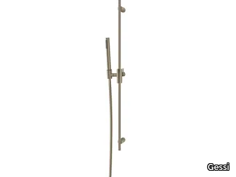 HABITO UNITO - Chromed brass shower wallbar with hand shower _ Gessi