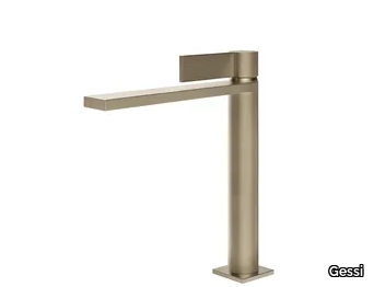 INVERSO RIGATO - Chromed brass washbasin mixer with pop up waste _ Gessi