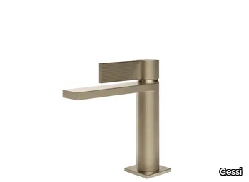 INVERSO RIGATO - Chromed brass washbasin mixer _ Gessi