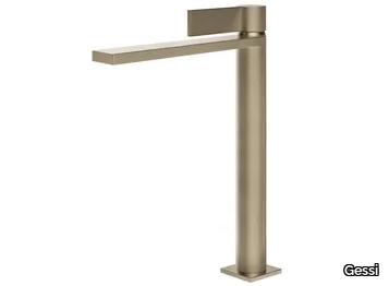 INVERSO RIGATO - High chromed brass washbasin mixer with pop up waste _ Gessi