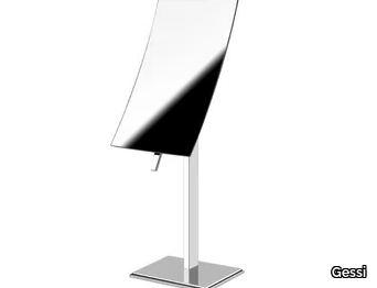 ELEGANZA - Countertop brass shaving mirror _ Gessi