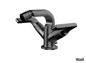 INCISO - - Chromed brass bidet mixer with swivel spout _ Gessi