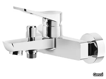 RILIEVO - 2 hole brass bathtub mixer with diverter _ Gessi