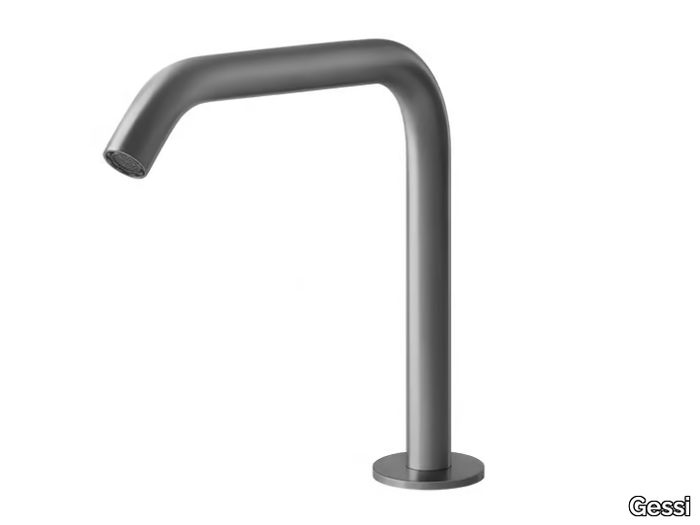 INTRECCIO - Deck-mounted stainless steel sink spout _ Gessi